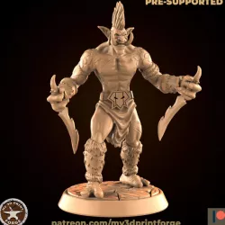 $3.90Tribe Troll Berserker with daggers