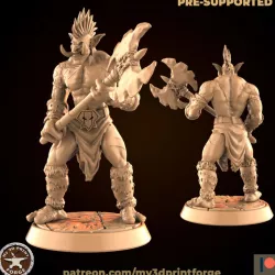 $3.90Tribe Troll Berserker with Greataxe