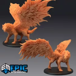 $3.90Winged Wolf Mount / Dire Sky Wolves / Wild Flying Beast / Mountain Encounter