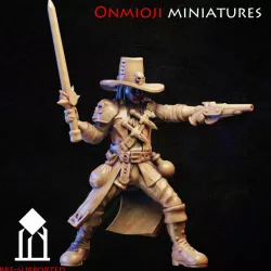 $3.90Witch hunter with a sword and pistol
