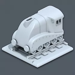 $3.99Swan 500 - Trains & Rails World - STL files for 3D printing
