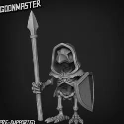 $3.99Undead Crow Skeleton Spear and Shield
