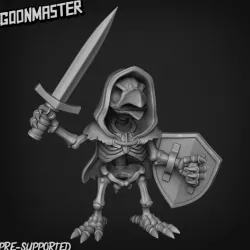 $3.99Undead Crow Skeleton Sword and Shield