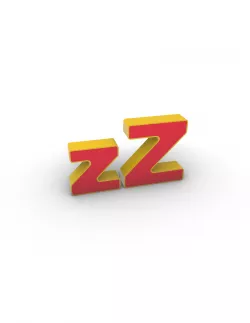 3D print - LETTERS - "z" and "Z" - 250mm