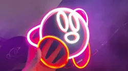 3D Printed Mario Mushroom Neon Model