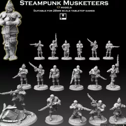 $4.00Steampunk Musketeers
