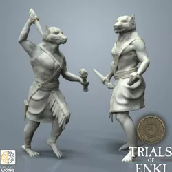 $4.00Sumerian Wolf Demons - Ugallu or werewolf
