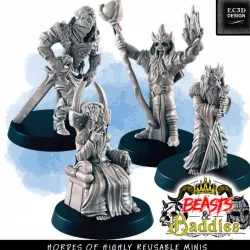 $4.00Support-Free Mad King, Animated Armor, Evil Wizard [Beasts and Baddies]