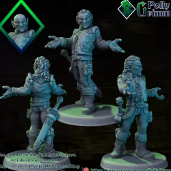 $4.00Tabletop miniature sci-fi cyberpunk fantasy. Joker elf warrior