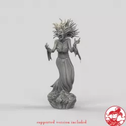 $4.00Undead Female Half-Elf Banshee 1 inch base, 32 mm height Medium miniature