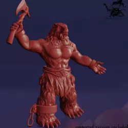 $4.00Werebear – Medium Lycanthrope (1 inch/25 mm base, 1+ inch/32+ mm height miniature)