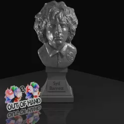 $4.50Syd Barrett - Which one's pink?A Rock Inspired Head Bust and base