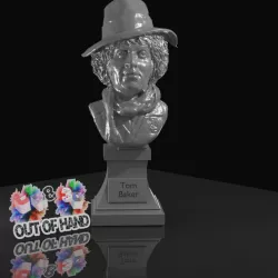 $4.50Tom Baker - The 4rd DrWho Head Bust and Base