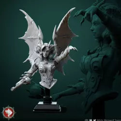 $4.50Zurae-Ta succubus bust pre-supported