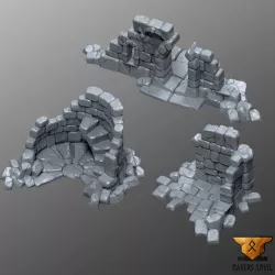 $4.60The Ruined Town - Ruined Buildings