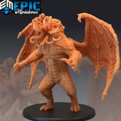 $4.90Star Spawn Angry / Cthulhu Minion / Underwater Cthulhi / Lovecraft Entity