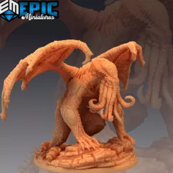 $4.90Star Spawn Emerging / Cthulhu Minion / Underwater Cthulhi / Lovecraft Entity