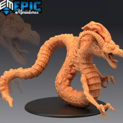 $4.90Volcano Wrym Flying / Wingless Beastly Dragon / Fire Serpent Drake / Burning Land Encounter