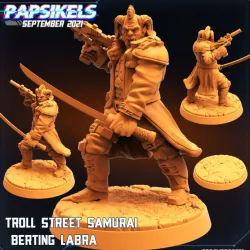 $4.99TROLL STREET SAMURAI BERTING LABRA