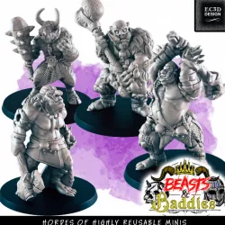 $5.00Support-Free Trolls, Minotaur, and Cyclops [Beasts and Baddies]
