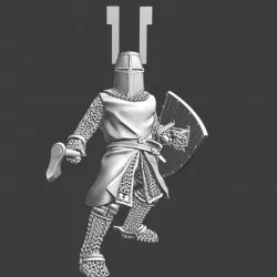 $5.00Teutonic knight crested helmet