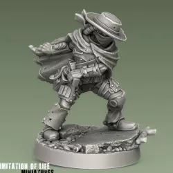$5.00The Mysterious Stranger - Post Apocalyptic gunslinger