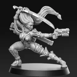 $5.00Viera - Assassin - 32mm - DnD -