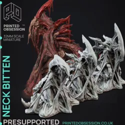 $5.00Void Hunter Enviroment - Eggs & Victims - Creatures from behind the veil - PRESUPPORTED - 32mm Scale