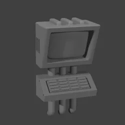 $5.00Wall-mount computer console