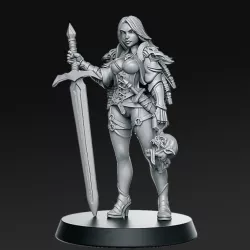 $5.00Zirila- Female Monster Hunter - 32mm - DnD