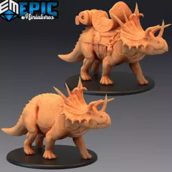 $5.90Triceratops Walking / Ancient Horned Dinosaur / Jurassic Mount