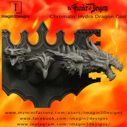 $50.00Vinaladv'dofernix -The Many Headed/Mother of Evil- The Chromatic Hydra Dragon God