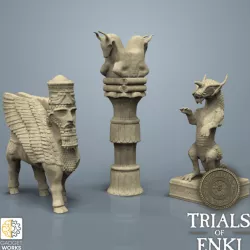$6.00Sumerian and Assyrian Pillars and Statues