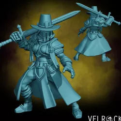 $6.00Witch Hunter Cleric with Sword, Hammer or Crossbow (Female) (PRESUPPORTED)
