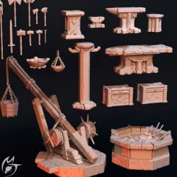 $7.50The Dwarven Forge of Baragun Objects and Props