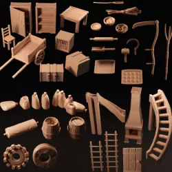 $7.50Windmill Objects and Props