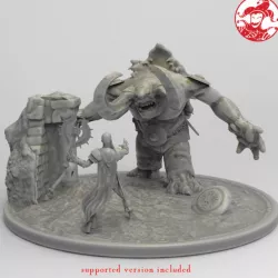 $8.00Troll Wereshark Vs. Old Monster Hunter Diorama