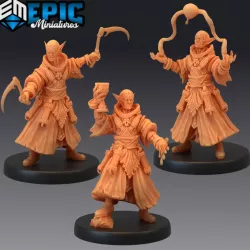 $8.90Vampire Blood Mage Set / Undead Sorcerer / Dark Elf Wizard