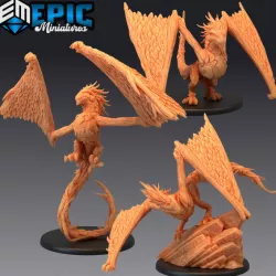 $8.90Wood Wyvern Set / Jungle & Forest Drake / Plant Dragon