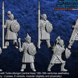 $9.00Turko-Mongol Dark Elfs - Light infantry