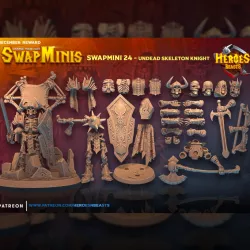 $9.50Swapmini 24 - UNDEAD SKELETON KNIGHT