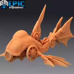 $9.90Steam Tech x1200 Flappyfish / Steampunk Submarine Construct / Mechanical Swimming & Diving Ship