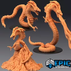 $9.90Volcano Wrym Set / Wingless Beastly Dragon / Fire Serpent Drake / Burning Land Encounter