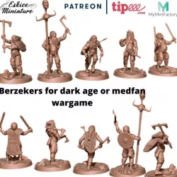 $9.99Vikings serie 3 - 10 figurines - 28mm for wargame