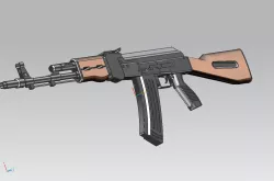 AK 47 GUN 3D MODEL, CNC PLASTIC MODEL, CNC 3D MODEL, DIY TOYS