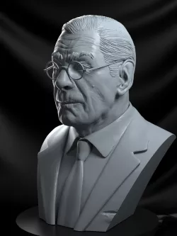 Alfred Batman Tim Burton 1/4 scale bust
