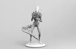 Alien Xenomorph Smoking Joint Tabaco Cigar 3D Print