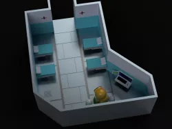 Among Us Med Bay Diorama