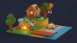 Animal Crossing Diorama