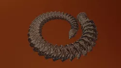 Articulated sand worm